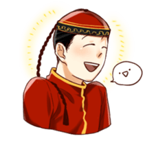 Chinese Couple sticker #12250626