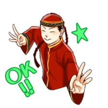 Chinese Couple sticker #12250627