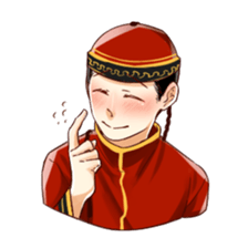 Chinese Couple sticker #12250630