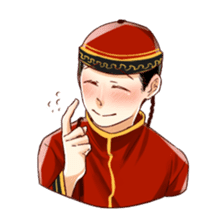 Chinese Couple sticker #12250630
