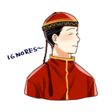 Chinese Couple sticker #12250635