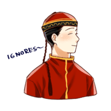 Chinese Couple sticker #12250635