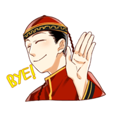 Chinese Couple sticker #12250639