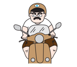 Uncle Beard sticker #12251112