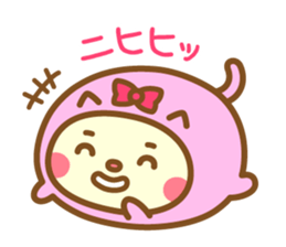 Warm fuzzy Cat sticker #12251392