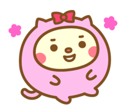 Warm fuzzy Cat sticker #12251402