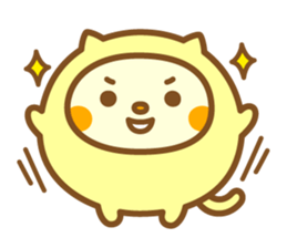 Warm fuzzy Cat sticker #12251416