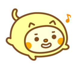 Warm fuzzy Cat sticker #12251419
