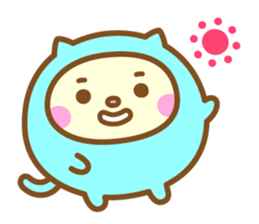 Warm fuzzy Cat sticker #12251420