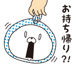 The rabbit which put on a hood sticker #12252473