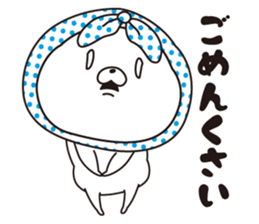 The rabbit which put on a hood sticker #12252482