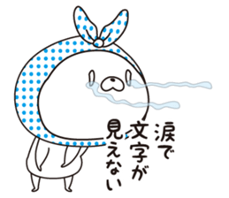 The rabbit which put on a hood sticker #12252489