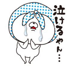 The rabbit which put on a hood sticker #12252493