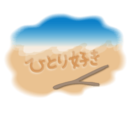 The rabbit which put on a hood sticker #12252497