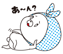 The rabbit which put on a hood sticker #12252498