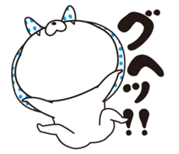 The rabbit which put on a hood sticker #12252499