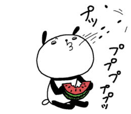 Playful Osaka panda*Summer* sticker #12252985