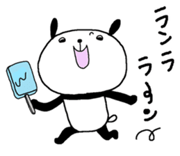 Playful Osaka panda*Summer* sticker #12253000