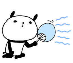 Playful Osaka panda*Summer* sticker #12253005