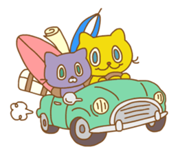 Beach Cats sticker #12253066