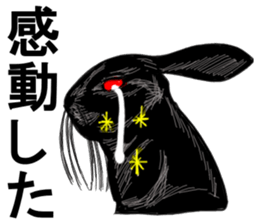 Three colors of rabbit sticker #12253371