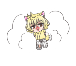 Pretty boy Shiba of the dog ear sticker #12254176