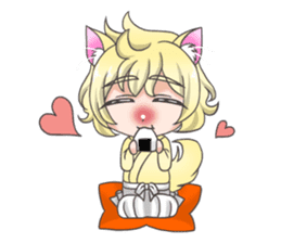 Pretty boy Shiba of the dog ear sticker #12254180