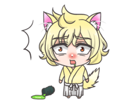 Pretty boy Shiba of the dog ear sticker #12254181