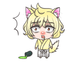 Pretty boy Shiba of the dog ear sticker #12254181