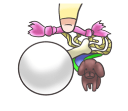 Pretty boy Shiba of the dog ear sticker #12254194