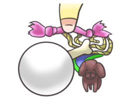 Pretty boy Shiba of the dog ear sticker #12254194