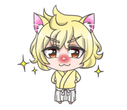 Pretty boy Shiba of the dog ear sticker #12254198