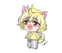 Pretty boy Shiba of the dog ear sticker #12254199