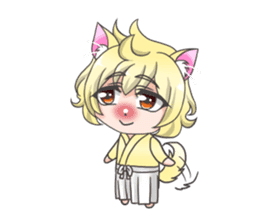 Pretty boy Shiba of the dog ear sticker #12254199