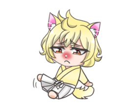 Pretty boy Shiba of the dog ear sticker #12254200