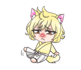 Pretty boy Shiba of the dog ear sticker #12254200