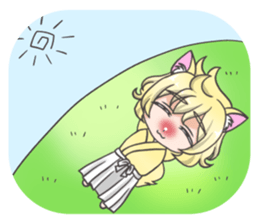 Pretty boy Shiba of the dog ear sticker #12254201