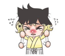 Pretty boy Shiba of the dog ear sticker #12254205