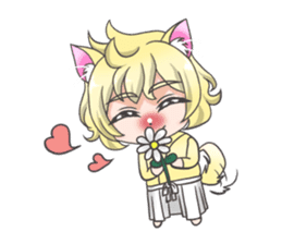 Pretty boy Shiba of the dog ear sticker #12254209