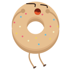 Donat unyu sticker #12254249