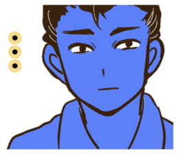 Quiff hairstyle sticker #12254740