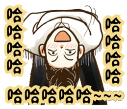 Quiff hairstyle sticker #12254750