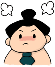 kawaii sumo wrestler sticker sticker #12254873