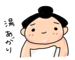 kawaii sumo wrestler sticker sticker #12254876