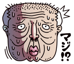 BIG FACE!! #5 sticker #12255609