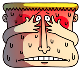 BIG FACE!! #5 sticker #12255614