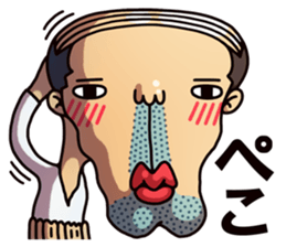 BIG FACE!! #5 sticker #12255615