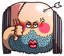 BIG FACE!! #5 sticker #12255622