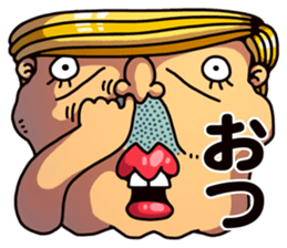 BIG FACE!! #5 sticker #12255634