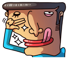 BIG FACE!! #5 sticker #12255636